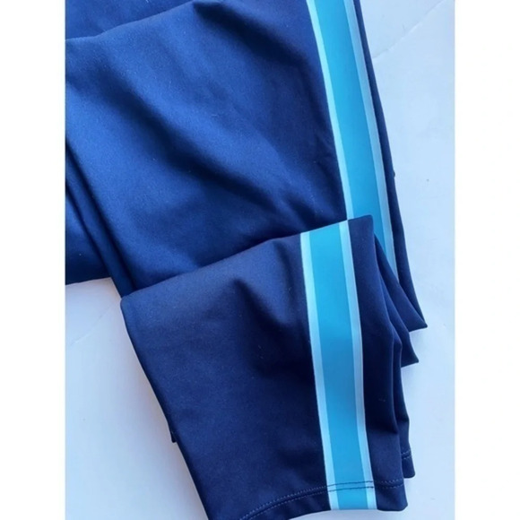 Joy Lab • Navy With Blue Side Stripe Leggings - Picture 4 of 5